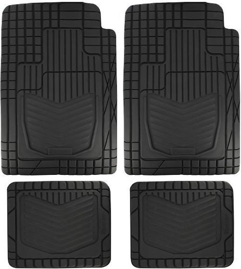 Michelin Set Față Spate Covoare Auto Universal 4 Bucăți Cauciuc Negre 009072