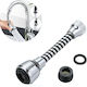 Flexible Faucet Extension with Filter