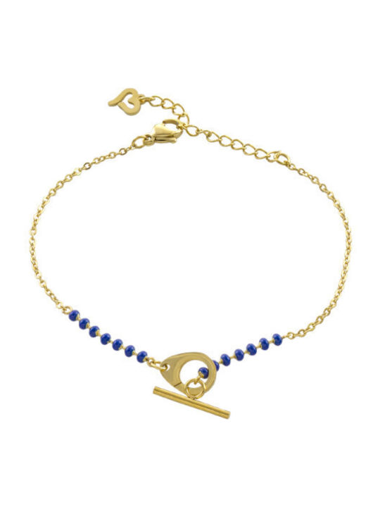 Loisir Women's Bracelet Stainless Steel Gold Plated