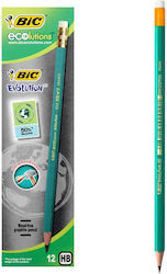 12 Молива Bic С Гумичка 12 Молива Bic С Гумичка