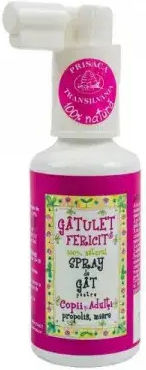 Prisaca Transilvania Happy Little Throat Spray pentru Copii și Adulți Miere 20ml
