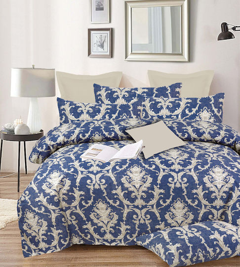 Lahour Super Double Coverlets Set Blue 220x240cm 3 Pieces