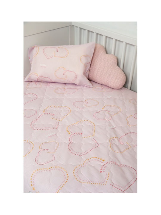 Viokarpet Naf Naf Little Fairies 303 Pink Kids Quilt Set