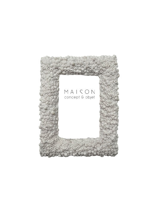 Inthebox Reef B Κορνιζα 18x3x22.5cm Polyresin Ασπρο Γυαλι 034302
