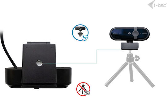 i-tec Solomon F100 Cameră Web HD 720p cu Capac de Confidențialitate CAMSOLOMONF100