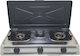 Proton Ss04 Επιτραπέζια Εστία Υγραερίου Τριπλή Inox
