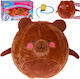 Jokomisiada Große Plüschball Maskottchen Süßes Tier 45cm Capybara Za5975