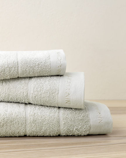 Nima Bath Towels Set 3 pcs Light Beige Weight 450gsm