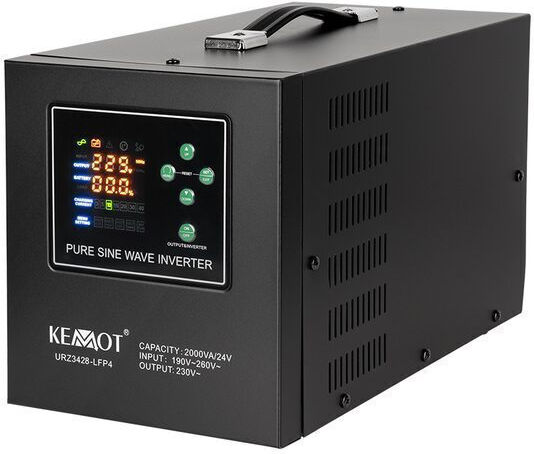 Kemot LCH-URZ3428-LFP4 UPS 2000VA 1400W με 2 Schuko Πρίζες