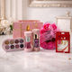 Set Îngrijire Beauty Pink Deluxe Makeup Kit Shimmering Pigment Glitter Lip Gloss Heart Soap Roses Broșă Mărțișor