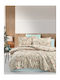 Madi Single Quilt Set 170x240cm Eden Brown