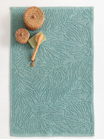 Palamaiki Πατάκι Μπάνιου Βαμβακερό Nuba Nuba Blue 50x80εκ.