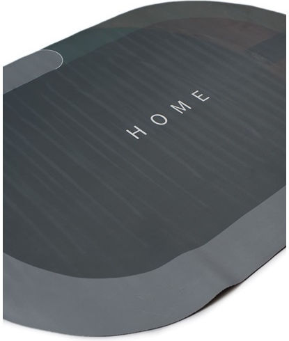 Biokarpet Bath Mats Easymat L Grey Green 60 X 90