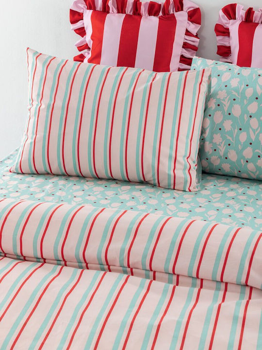 Palamaiki Set Pillowcases with Envelope Cover Pink 52x72cm