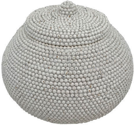 InTheBox Βάζο Γενικής Χρήσης με Καπάκι Λευκό 16x13.5x16cm InTheBox Βάζο Γενικής Χρήσης με Καπάκι Λευκό 16x13.5x16cm