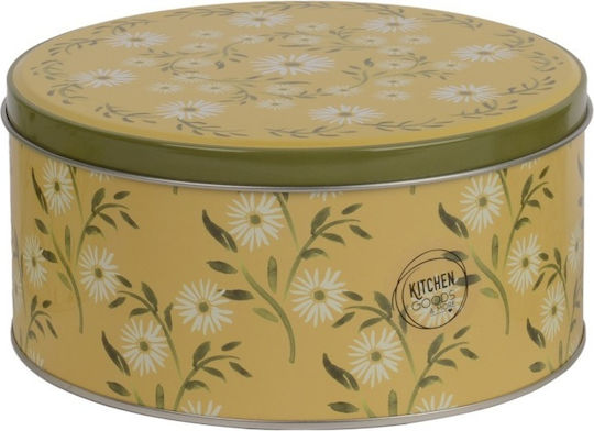 Kaemingk Caseta Utilizare Generală Cu Capac Și Suport Metalic Galben 17x17x6cm Kaemingk Caseta Utilizare Generală Cu Capac Și Suport Metalic Galben 17x17x6cm