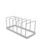 TnS Schrank-Geschirrständer Metallisch 24x10x10cm Weiß