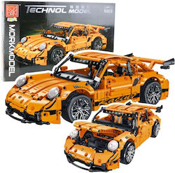Конструкторски Блокчета Кола Gt Racing Оранжева 1:14 1268 Части Lean Toys Конструкторски Блокчета Кола Gt Racing Оранжева 1:14 1268 Части Lean Toys