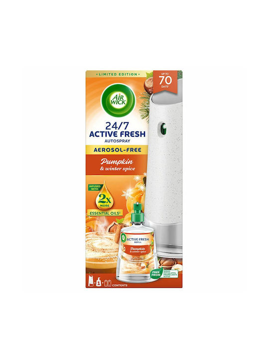 Airwick Active Fresh Weißes Ersatz Pumpkin Spice 228ml