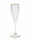 Novaker Ποτήρι Σαμπάνιας για Γάμο Χρυσό