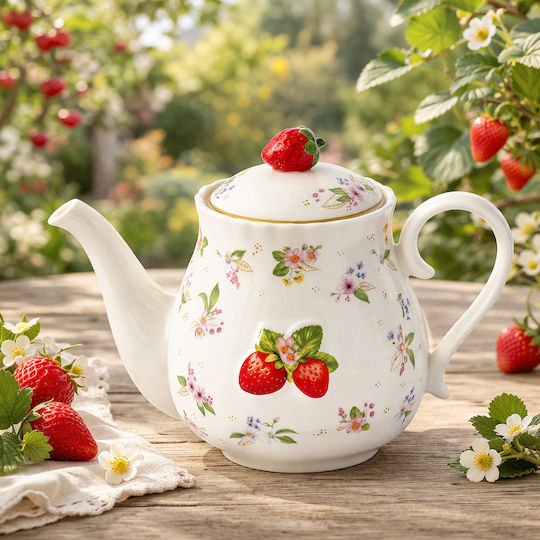 Marva Marva Porzellan Teekanne Weiß 850ml