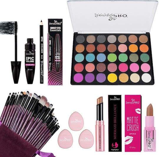 Set Machiaj Irresistible Goodies Sensopro Milano + Cadouri
