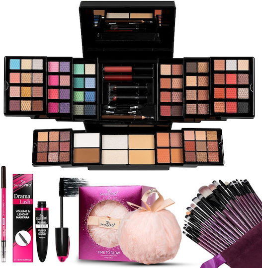 Set Machiaj Glam Cutie Sensopro Milano + Cadouri