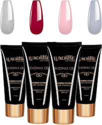 Set 4 Revomax Luxorise Polygel Brilliance Nails 07