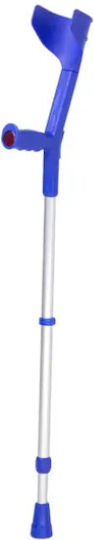 Cârje Bacterii de Cot Tip Deschis Set Combi Albastre