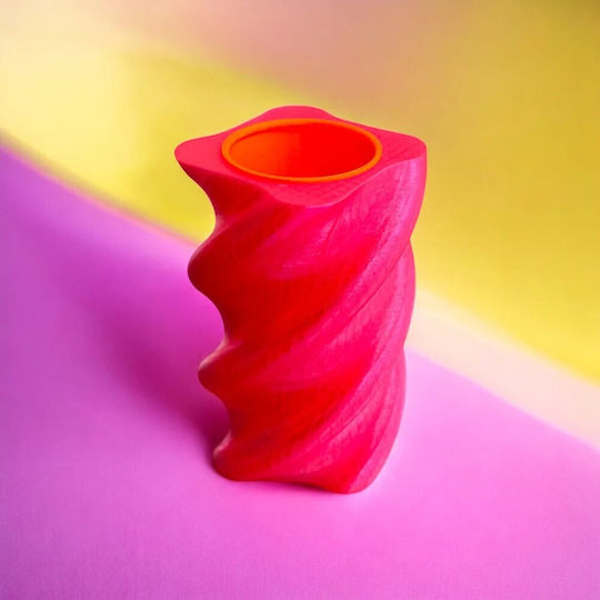 Sway 150% * Decorative 3D Vase Neon Pink Translucent Pink Stories