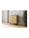 Kommode Schlafzimmer aus Holz & Metall Scandi mit 3 Schubladen Artisan 70x39x81,5cm
