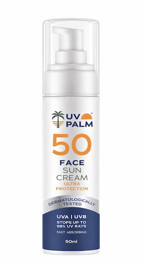 UV Palm Αντηλιακή Κρέμα Προσώπου SPF50 50ml