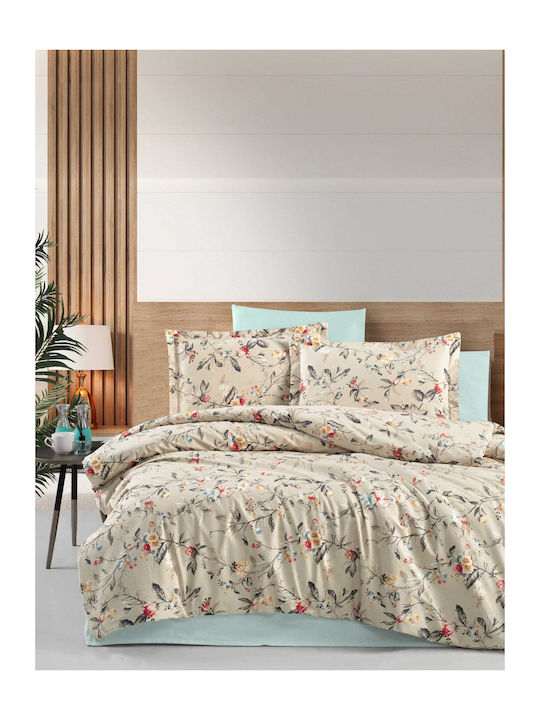 Madi Eden Σετ Κουβερλί Μονό Μπεζ 170x240cm 2τμχ