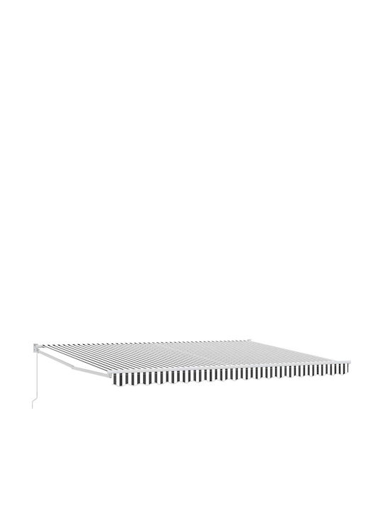 vidaXL Τέντα Βεράντας Γκρι 4x2m
