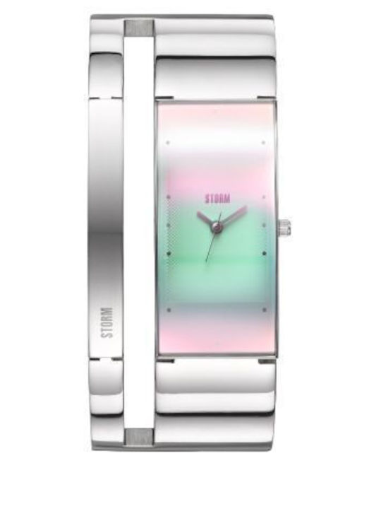 Storm Womens Watch Battery with Silver Metal Bracelet