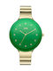 Storm Womens Watch 50mm Battery With Gold Metal Bracelet