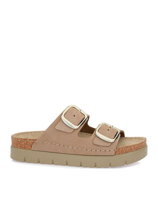 Leather Women's Anatomic Beige Sandals
