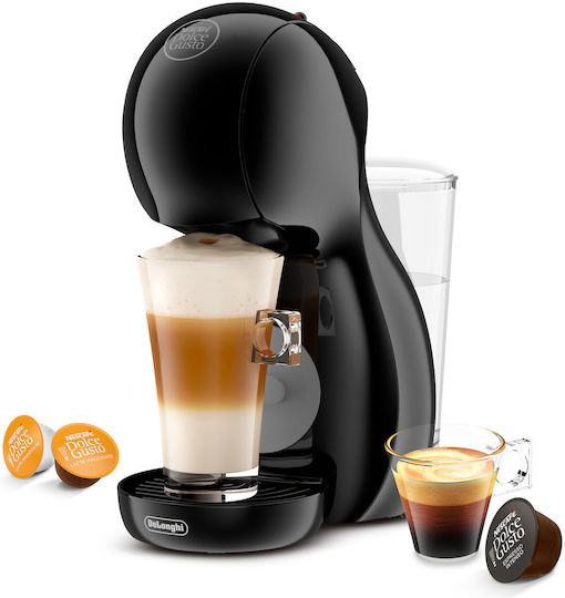 De'Longhi Piccolo Xs Καφετιέρα για Κάψουλες Dolce Gusto Πίεσης 15bar Μαύρη