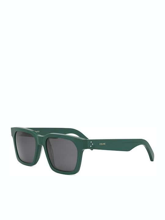 Celine Women's Sunglasses with Green Frame and Gray Lens CL40248I-96A