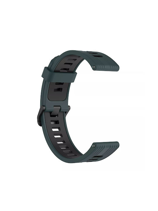 Silikon Tragbare Bänder Vertikale Linien Garmin Venu 2 Plus Grünes
