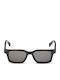 Zegna Men's Sunglasses with Gray Horn-Rimmed Frame and Gray Polarized Lenses EZ0280 20D