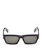 Zegna Men's Sunglasses with Gray Horn-Rimmed Frame and Gray Polarized Lenses EZ0282 20D