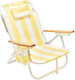 Sunnylife Deluxe Beach Chair La Mer Limon Stripe Yellow 9339296072509