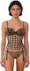 Sexy Bustier Garter Set With String Trend 70021-10118 Animal