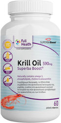 Full Health Krill Oil Superba Boost 590mg 60 Капсули 2 Меки Капсули