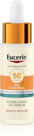 Protective Serum Spf 50+ Eucerin Sun Protection Oil Control Ultra-light Uv Serum 30 Ml