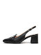 Leather Heels Black