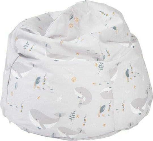 Kinderstuhl Sitzsack 35x50cm Grau