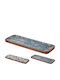 Dekorative Platte Blau 30x10x10cm