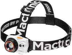 Mactronic Στεγανός Επαναφορτιζόμενος Φακός Κεφαλής LED 320lm